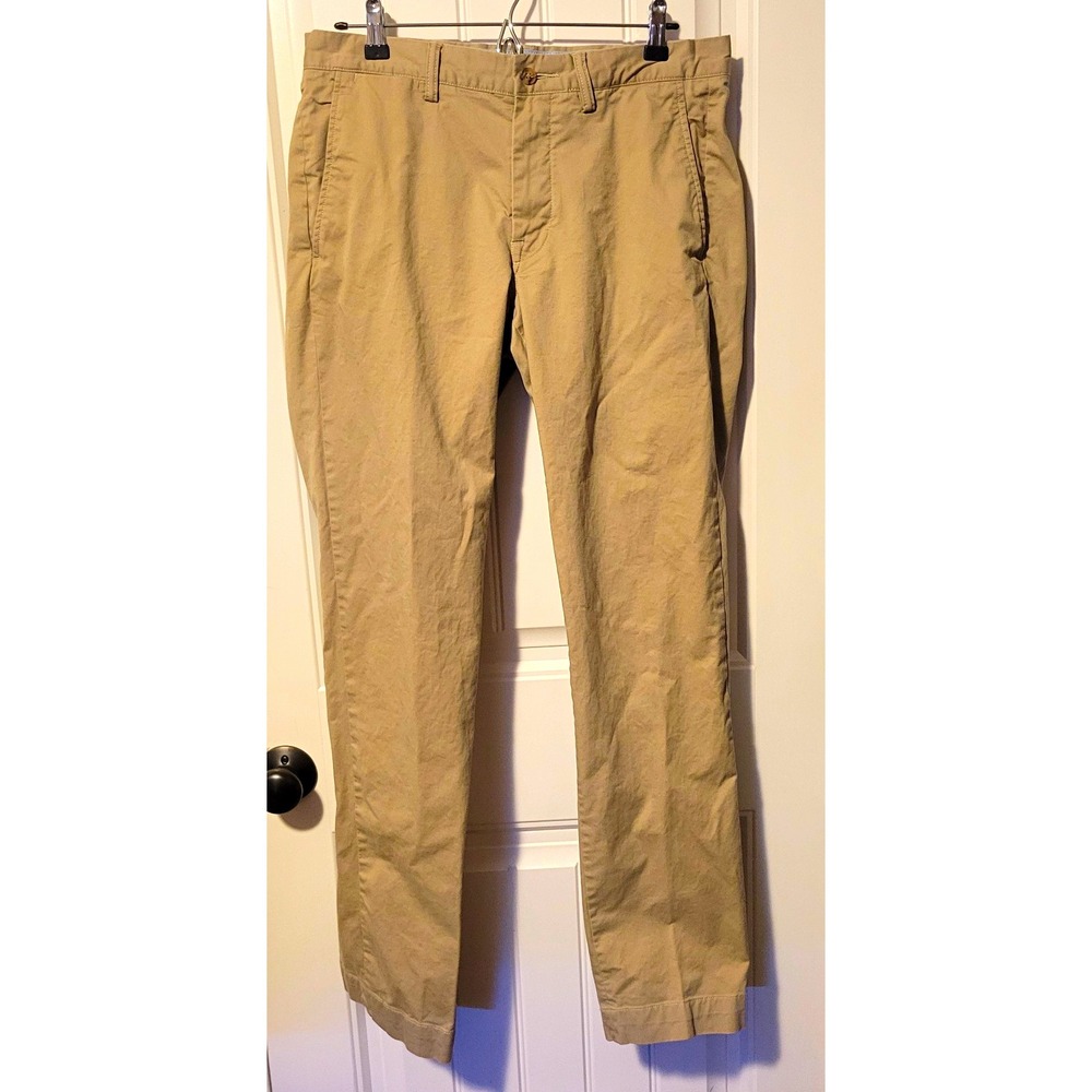 Polo Ralph Lauren The Polo Chino Stretch Twill Straight Fit Beige Men 32 x 34